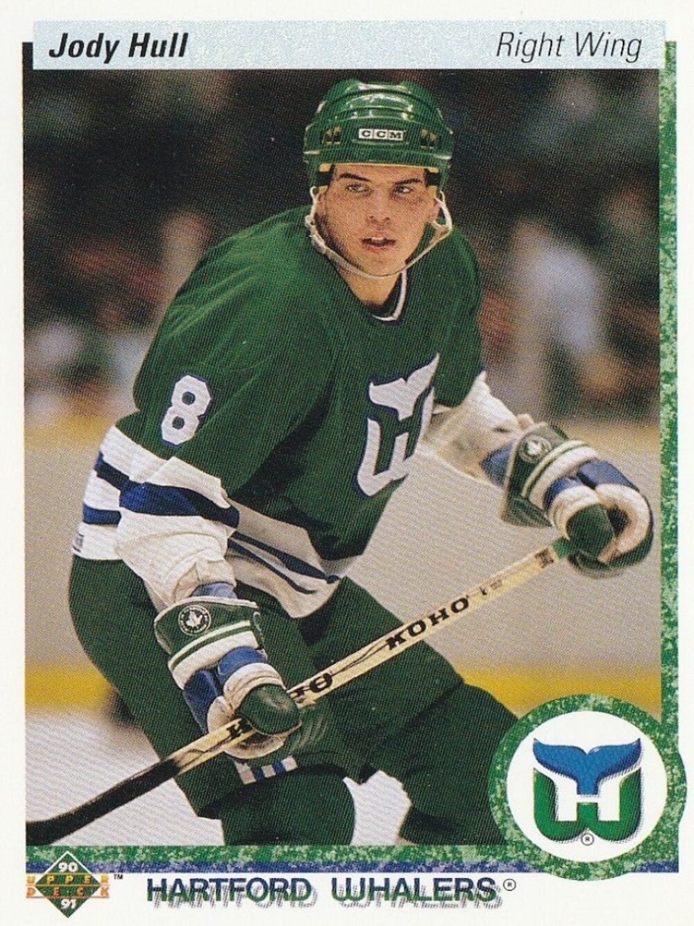 Jody Hull - 1990/1991 Upper Deck Hockey Card